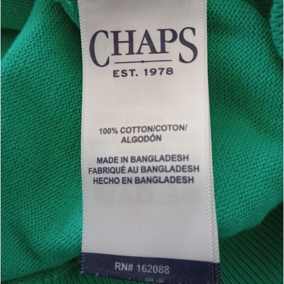 NWT Chaps Sweater Vest Paradise Green Size Large - Picture 4 of 6
